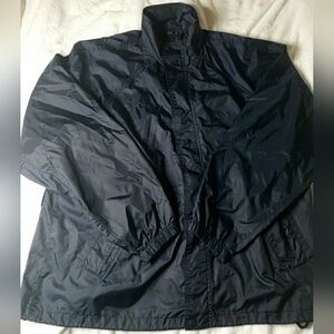 Vintage Dunbrooke Distinctive Images Zip Up Jacket Navy Blue L